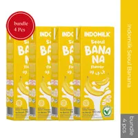 Susu UHT Indomilk Seoul Banana Bundle 4