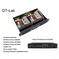 Power Amplifier GT-Lab SC4800 / SC 4800 Class D Original By RDW