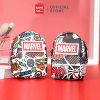 MINISO Marvel Dompet Koin Kecil Tas Mini Model Tas Ransel Gantungan