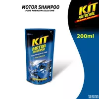 KIT Motor Shampoo - Pouch 200ml / Shampoo+Silicone Motor Bersih Kilap