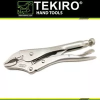 TEKIRO TANG BUAYA TIPE BENGKOK 10 LOCKING GRIP PLIERS CURVED 10 INCH