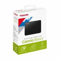 TOSHIBA HARDISK HDD EKSTERNAL EXTERNAL 2TB CANVIO BASIC NEW