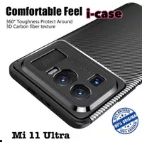 ^ Mi 11 ULTRA Carbon Style Soft Case - casing cover Xiaomi Mi11 ultra