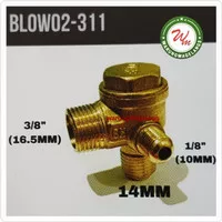 FREE ONGKIR - BL2311 CHECK VALVE COMPRESSOR 1HP FULL BRASS NON RETURN