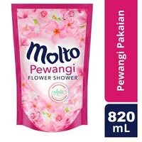 Molto Pelembut dan Pewangi Pakaian Blue Pink 900 / 820 ml - Merah Muda