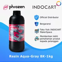INDOCART Tinta Resin 3D Printer Resin Phrozen Aqua-Gray 8K 1kg