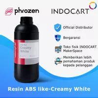 INDOCART Tinta Resin 3D printer Resin Phrozen ABS Like Creamy White-1k