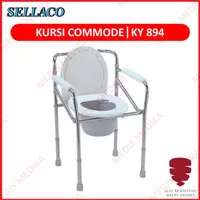 Kursi Toilet BAB Sella Commode Chair Tanpa Roda Bongkar Pasang KY894
