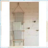 Gantungan Ladder Hanger Tali /Rak gantung Tempat jilbab sajadah mukena