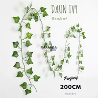 Daun rambat ivy daun plastik artificial tanaman rambat bunga plastik