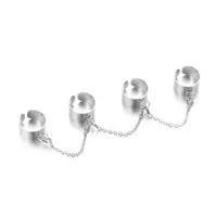 LILY Unisex Jewelry Adjustable Punk Finger Rings Women Chain
