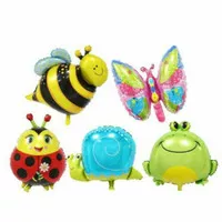 Balon Foil Bee/Butterfly/Snails/Lady bug/Frog Mini