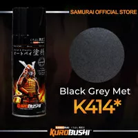 Samurai Paint Kawasaki Black Grey Met K414 Abu-abu Hitam Metalik #K414