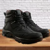 Sepatu Safety Pria Boots Croile Armour Hitam Ujung Besi Working Proyek