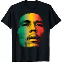 Baju Kaos Bob Marley Face T-Shirt