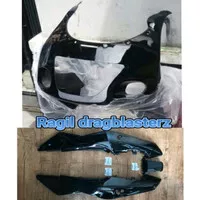 fairing atas ninja RR old hitam dan cover body belakang set original