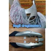 fairing atas ninja RR old silver dan cover body belakang set original