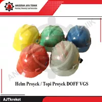 Helm Proyek DOFF VGS / Topi Proyek DOFF VGS / Helm Safety Proyek VGS