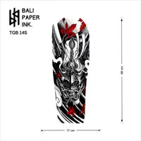 New Bali Paper Ink Fullarm Temporary Tattoo - Tato Full Tangan Geisha