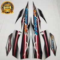 Striping Yamaha Vega r new 2007 2008 hitam silver standar sticker GS