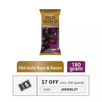 Cadbury Old Gold Dark Chocolate Old Jamaica Rum N Raisin 180G