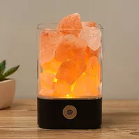 Lampu Tidur LED Crystal Salt Lamp of Himalaya Lava Lamp