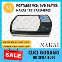 Portable VCD DVD Player Nakai 182 Baru dan Murah