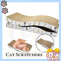 Papan Garukan Kucing Cat Scratcher Cakaran Cat Scratch Board Catnip