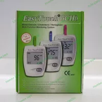 Easy Touch GCHB Alat Cek Gula Darah Kolesterol Hemoglobin HB 3 in 1