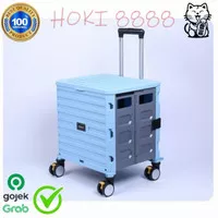Trolley Troli Box Kotak Stroller Dorong Lipat Anjing Kucing Pet Cargo