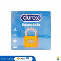 DUREX EXTRA SAFE KONDOM BOX 3 PCS