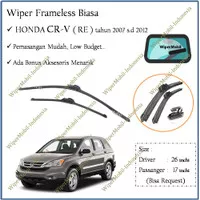 Wiper Frameless Kaca Mobil Honda CRV CR V CR-V RE 2007 2008 2009 2010