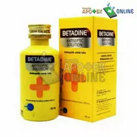 Betadine Solution 60ml / cairan antiseptik / anti infeksi