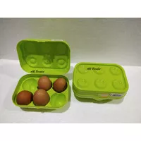 Tempat Telur / Box Egg / Wadah Telor isi 6 Golden Sunkist TT 1091