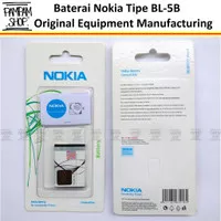 Baterai Nokia 6080 6120C 6120 Classic Klasik BL5B BL-5B Original OEM