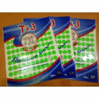 Label Bulat T&J 114 War Hijau Tom&Jerry Color Dot 114 n