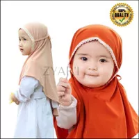 Jilbab Anak Rend Atas Kids Jilbab Instan Bergo Anak Maryam Renda Atas