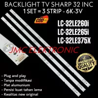 BACKLIGHT TV LED SHARP LC 32LE260I 32LE265I 32LE375X LC32LE260I