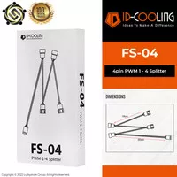 (Bad Box / Dus Rusak) ID-COOLING IDCOOLING FS-04 PWM Fan Splitter