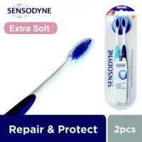 Sikat gigi sensodyne repair & protect ortho extra soft