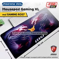 Gaming Mouse Pad Motif MSI GAMING Besar Anti Slip Murah