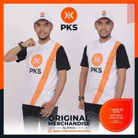 Kaos PKS Logo Baru T-Shirt 03 Putih