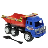 Mainan Anak Mobil Truk Konstruksi Plastik Mobilan Dump Truck Tanah SNI