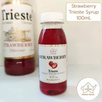 100mL Strawberry Trieste Syrup Sirup Kopi Coffee - Stroberi Strawberi