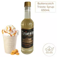 650mL Butterscotch Trieste Syrup Sirup Kopi Coffee - Butterscotch