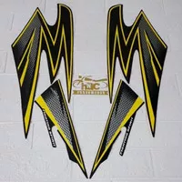 STRIPING RX KING 2003 STICKER RX KING 2003 VARIASI KUNING GAUL