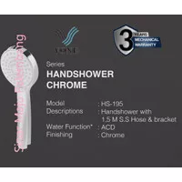 VONE HS-195 Shower Set Handshower Mandi Hand Multi Fungsi Air Paket