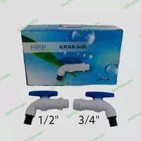 Keran Air PVC 1/2 inch 3/4 inch / Kran Air Taman PVC 1/2" 3/4"