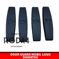 Door Guard Pelindung Pintu Mobil Logo Daihatsu Hitam Model Oval