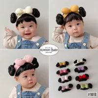 Bandana Wig Korea Poni Rambut Topi Bayi Newborn Anak Catalog JNWG WB